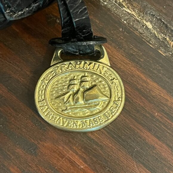 Brahmin Dayan Black Melbourne Leather Satchel - Picture 7 of 10